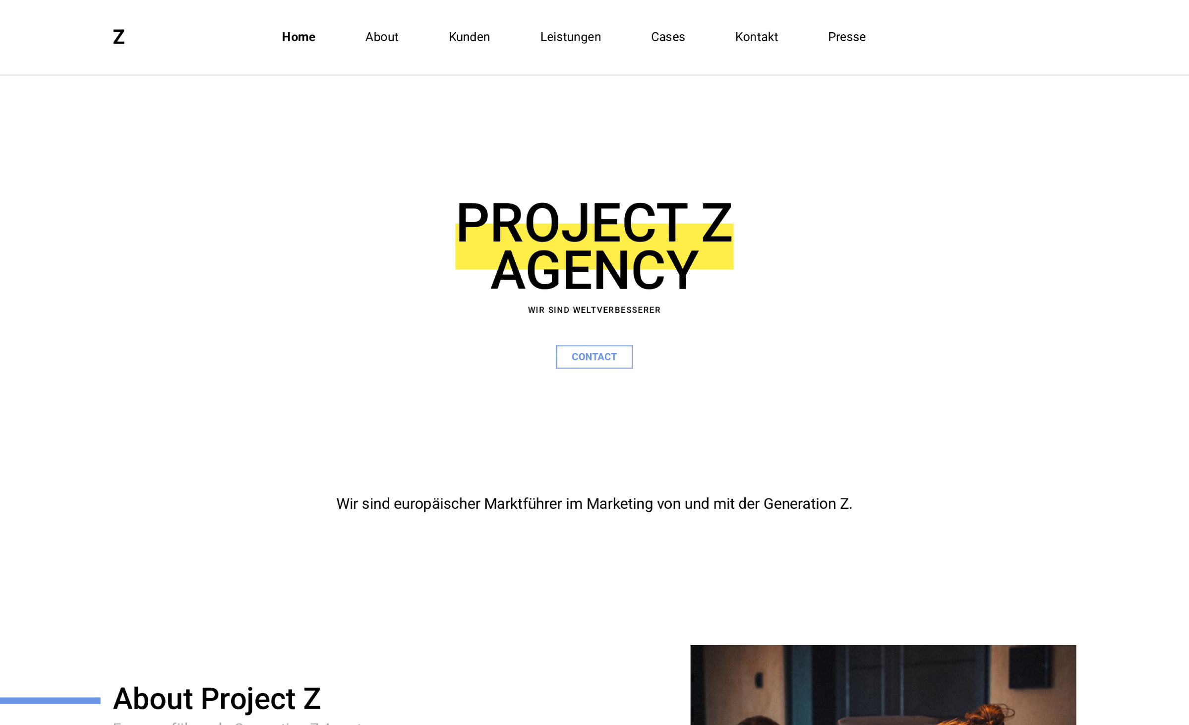 Project Z banner